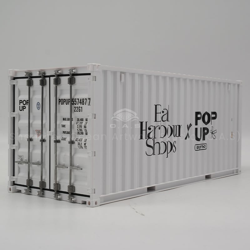【LAC】O.A.S Container Model Factory Customized Scale1:20 Plastic Crafts Shipping Boxes POPUP Container Model
