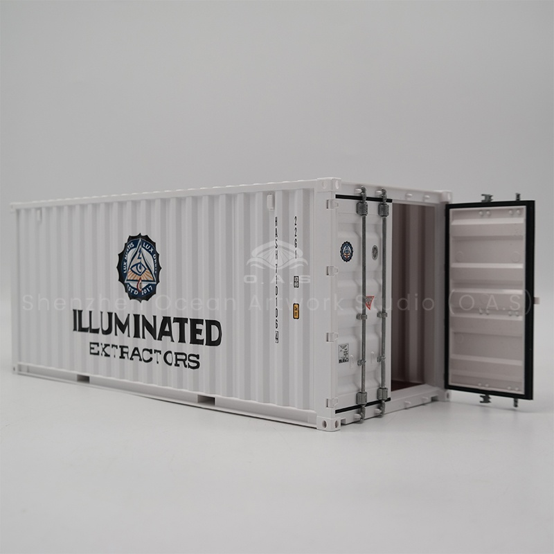 Need a demonstration model to demonstrate engineering strength? The O.A.S factory builds a 1:20 display container model for you. Support the incorporation of enterprise logo and project logo into the model to accurately restore engineering containers. Whether it is site culture display, project results report, or business gifts, the model can become your strength