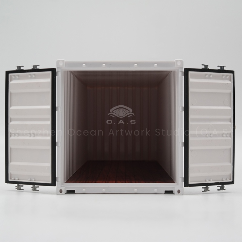 Need a demonstration model to demonstrate engineering strength? The O.A.S factory builds a 1:20 display container model for you. Support the incorporation of enterprise logo and project logo into the model to accurately restore engineering containers. Whether it is site culture display, project results report, or business gifts, the model can become your strength