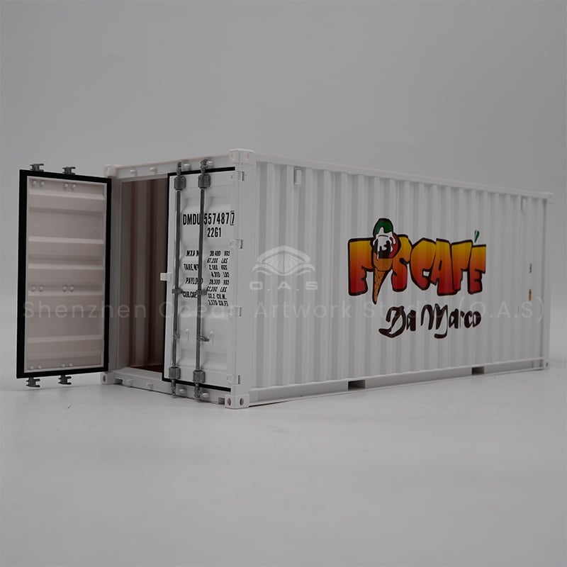 【LAC】O.A.S Container Model Factory Customized Scale1:20 Plastic Crafts Shipping Boxes Da Myarco Container Model