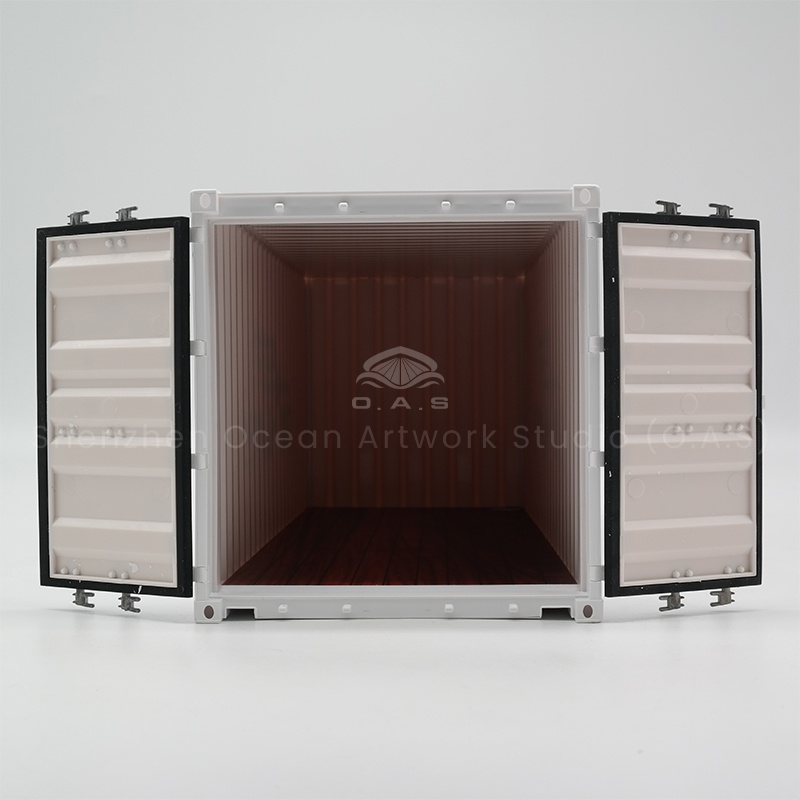 O.A.S Container factory focuses on 1:20 container model customization. According to the needs of shipping enterprises, the logo is cleverly integrated into the model to highly restore the details of the container. From the metal texture of the shell to the opening and closing structure of the door, it is the ultimate. Model as a shipping gift, suitable for business meetings, customer appreciation, help enterprises to create a professional high-end brand image. Amber@vesselmodel.com Tel: +86 18038048785