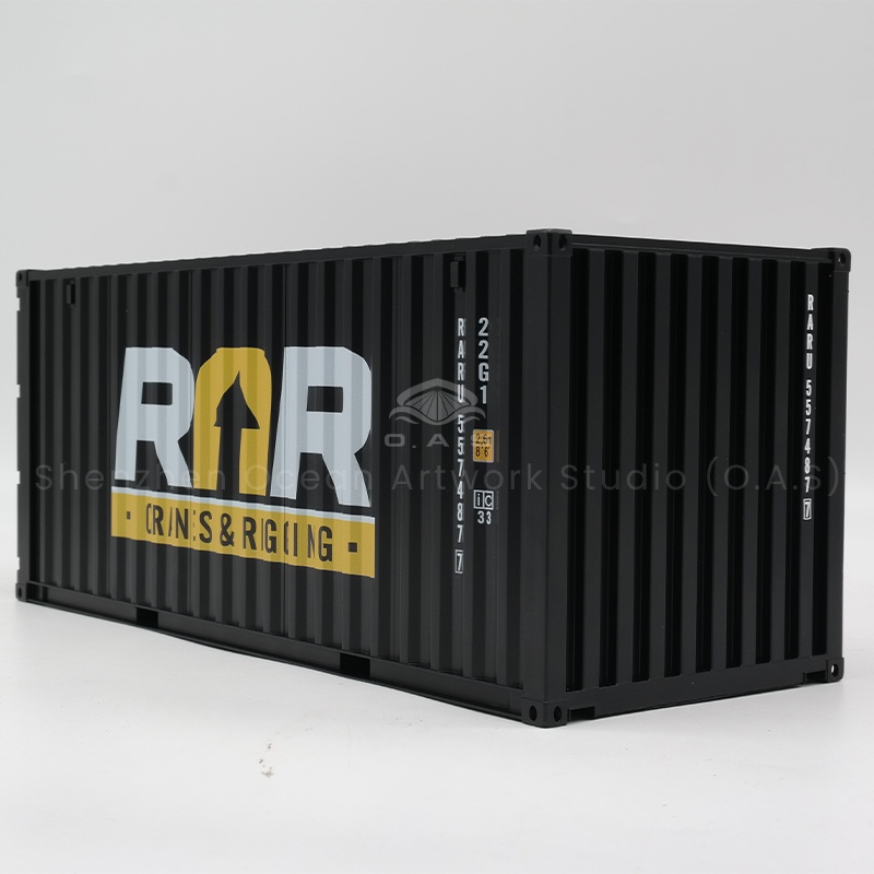 O.A.S professional simulation container model production factory, focusing on shipping agent container model customization. Based on the real ship agent container, the team accurately controlled the size, lines and logo, and restored the model at 1:20. Support personalized customization, integrate enterprise elements into it, meet the needs of publicity, memorial and so on. With exquisite craftsmanship and efficient delivery, we help shipping companies highlight their brand characteristics. Amber@vesselmodel.com Tel: +86 18038048785