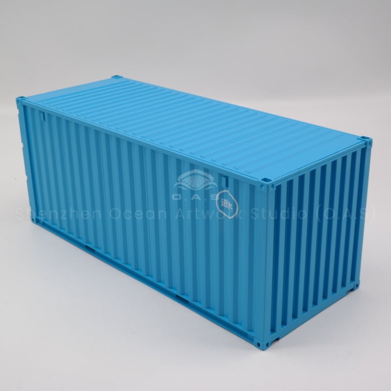 O.A.S ingenuity launched 20 feet creative container model, tailored for your exclusive LOGO. We start from the design concept, integrate corporate culture and creative elements, and ensure the perfect integration of LOGO and model with the help of 3D modeling, CNC engraving and other technologies. Whether as an exhibition souvenir to attract attention, or as a corporate gift to customers, this model can make the brand image deeply rooted in the hearts of the people, highlighting the unique charm of the enterprise. It is not only a model, but also a cultural symbol that carries the memory of the brand. Haiyi Square, professional and creative, for you to create a unique brand promotion tool. Amber@vesselmodel.com Tel: +86 18038048785