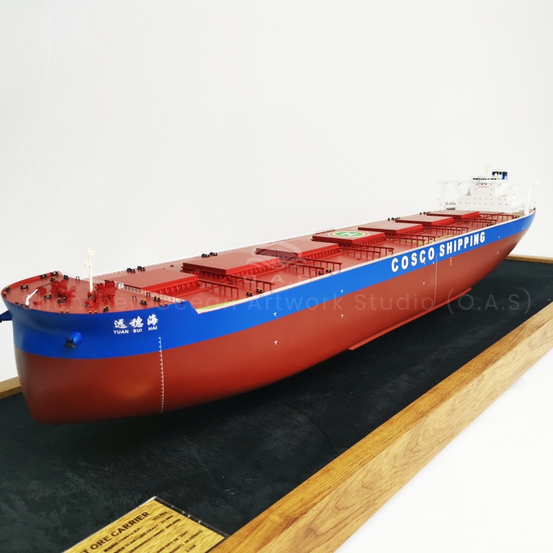 【NAC】72.4cm 400000MT bulk cargo ship model bulk cargo shipping scale model West Sea Shipyard O.A.S shipmodel