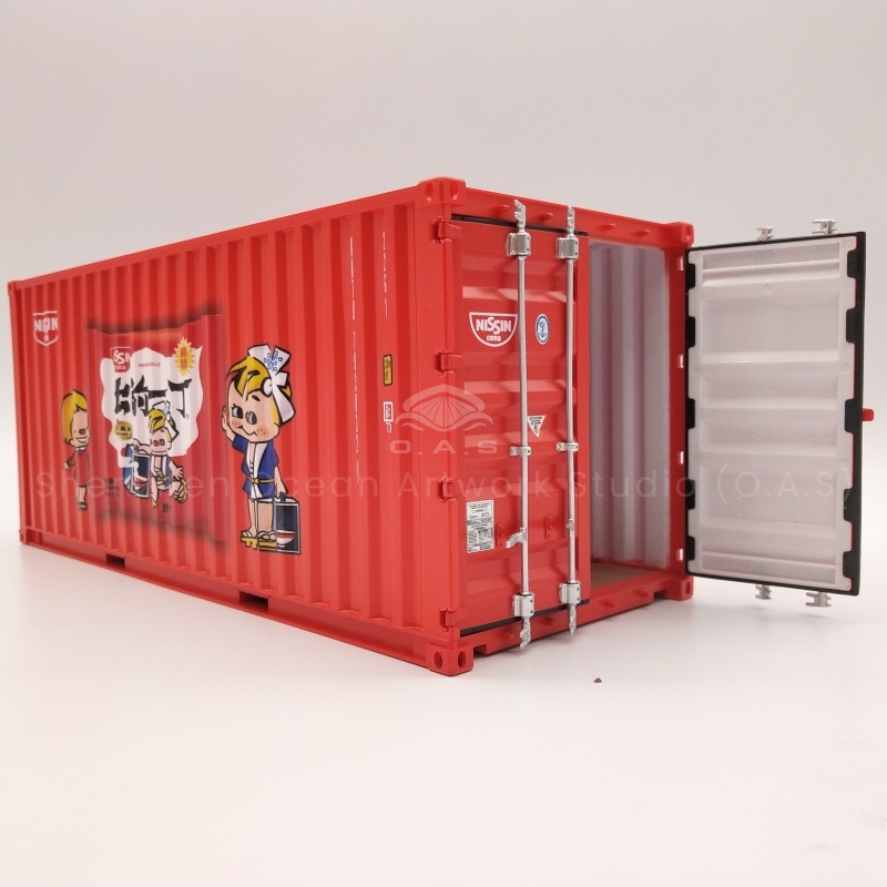 O.A.S ship model factory, designed for you to build 20GP simulation container model. The model is built with reference to the real 20GP container, and the appearance and details are exactly right, which is very textured. Provide logo customization services, you can integrate personalized elements. It is not only the best choice for corporate publicity, holiday gifts, but also become a unique art collection. Amber@vesselmodel.com Tel: +86 18038048785