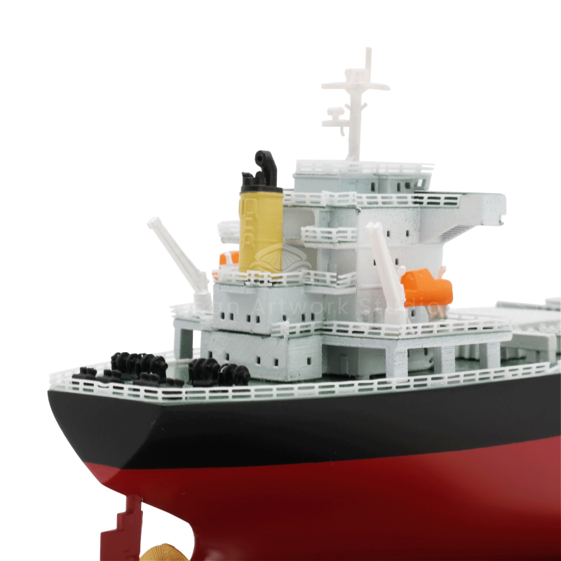 O.A.S produced this 35cm static cargo ship model, carefully built by professional shipyards. With exquisite craftsmanship, the shipyard carved the hull, cabin and other details of the ship model to life. After the enterprise customization, it is placed in the company as a decoration, which not only highlights the strength of the enterprise, but also contains the beautiful meaning of setting sail and riding the wind and waves, adding a unique Marine culture to the office environment.Amber@vesselmodel.com Tel: +86 18038048785