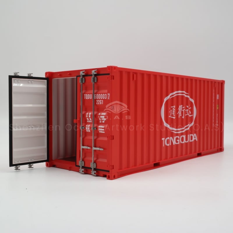 【LAC】O.A.S Container Model Factory Customized Scale1:20 Plastic Crafts Shipping Boxes  TONGHENGH Container Model