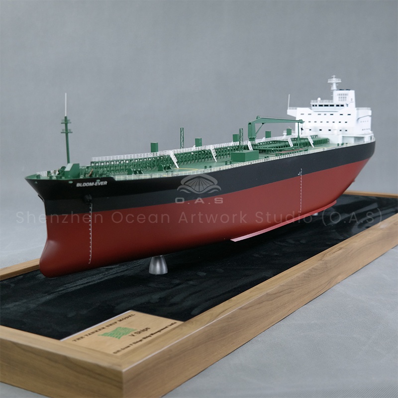 【LAC】O.A.S Factory 100% Handmade High Quality Ship Model Customized Business Gift 100cm Oil Tanker Ship Model