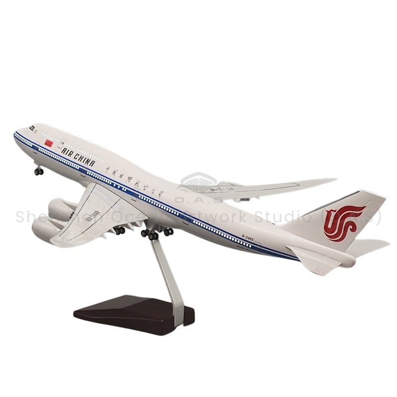 【LA】Aircraft Plane Model for Gift 1:160 Scale Model Aircrafts 747-8 Air China Lines 47cm Boeing Model Airplanes