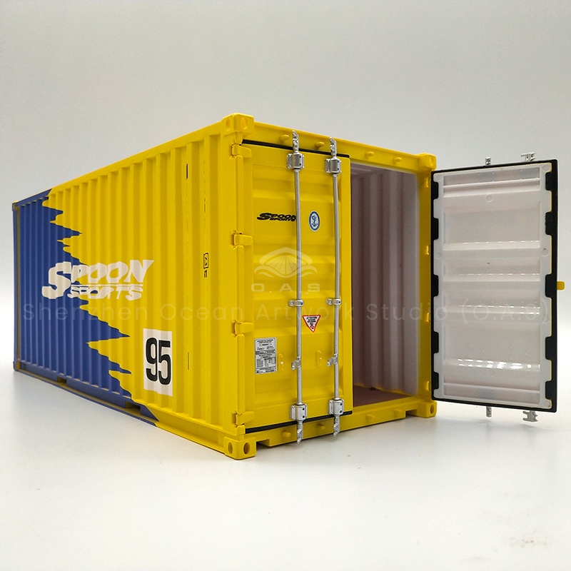 O.A.S ship model factory, is a personalized container container model LOGO customization experts! Refuse to be the same, from the beginning of the design concept, tailored to the customer. The team will integrate your creativity and brand elements into every detail of the model, with exquisite craftsmanship, give the model a unique soul, and easily create a brand