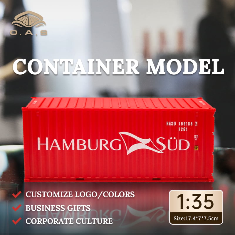 【LAC】1:35Container model/Customize logo colors/Hamburg