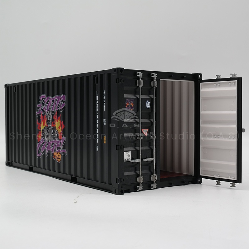 O.A.S as a professional container model manufacturers, we ingenuity to create 1:20 creative container model, standard 20 feet real container. The model combines cutting-edge design with exquisite craftsmanship, adding ingenious creative details. Support logo customization, from creative idea to finished product landing, accurate integration of brand elements, whether it is business gifts, or nautical collection, can meet the needs.Amber@vesselmodel.com Tel:+86 18038048785