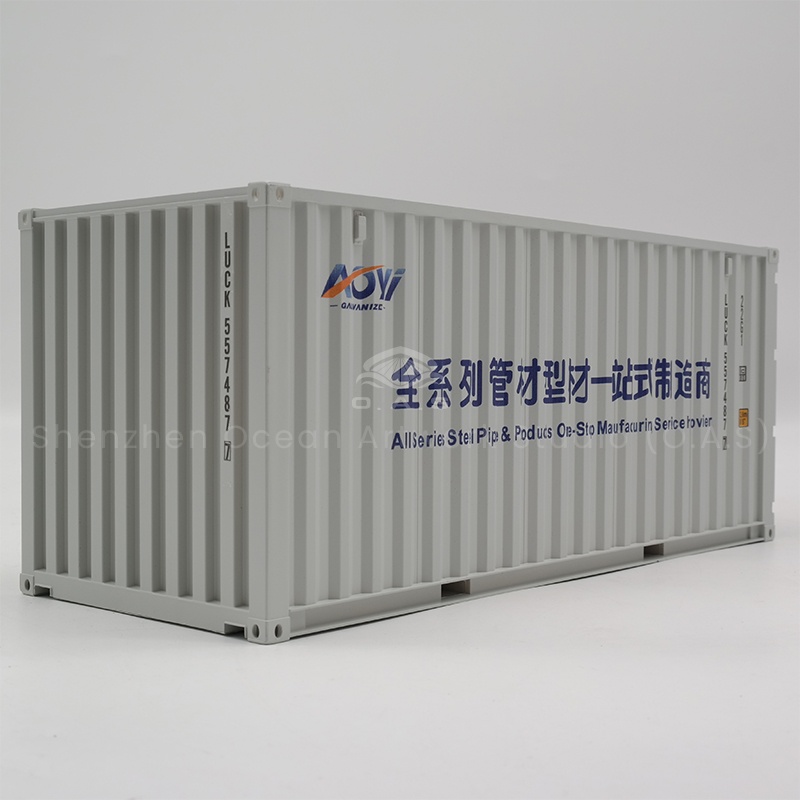 O.A.S ship model factory is dedicated to creating 20GP display container models for customers, providing company logo customization services. Relying on rich experience, the design team deeply integrates brand elements with model design, and creates exquisite models with the help of cutting-edge technologies such as 3D modeling and laser cutting to help enterprises shine in exhibitions and exhibition halls. Amber@vesselmodel.com Tel: +86 18038048785