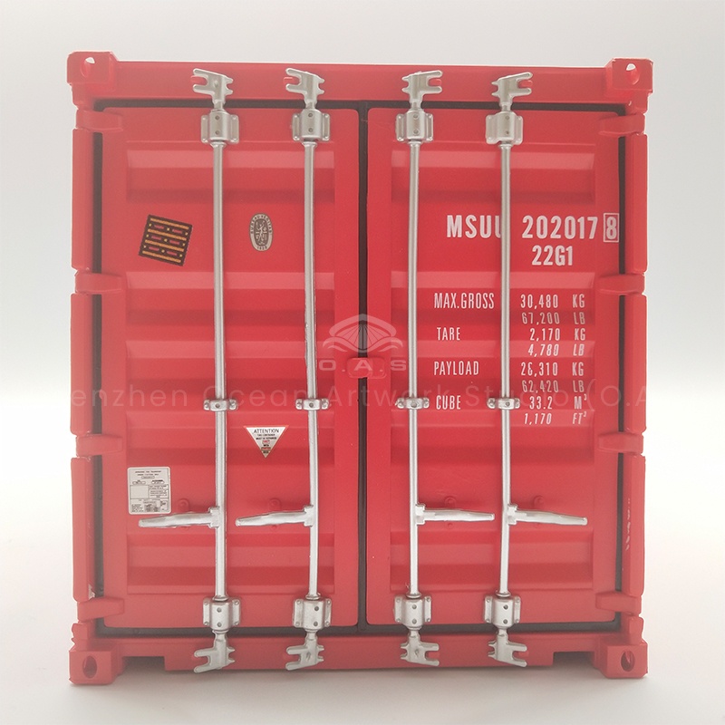 O.A.S ship model factory, undertake 1:20 theme container container model company logo customization. The team will focus on the project theme, the company's characteristics and creative ideas into the design, with the help of professional 3D modeling and fine engraving technology, the company logo is vividly presented on the model. The proportion is accurate, the texture is outstanding, and it creates a unique propaganda