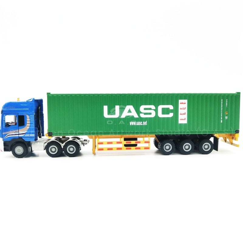 O.A.S Model factory has been focusing on model customization for 17 years, meticulously creating 1:50 EVERGREEN Marine alloy container truck models. Carefully selected alloy material, durable and outstanding texture, from the body lines to the details of the container are accurate. Can customize the logo according to the needs of the enterprise, cleverly integrate the brand elements, whether it is a business gift or publicity display are extremely suitable, quality worry free. Amber@vesselmodel.com Tel: +86 18038048785
