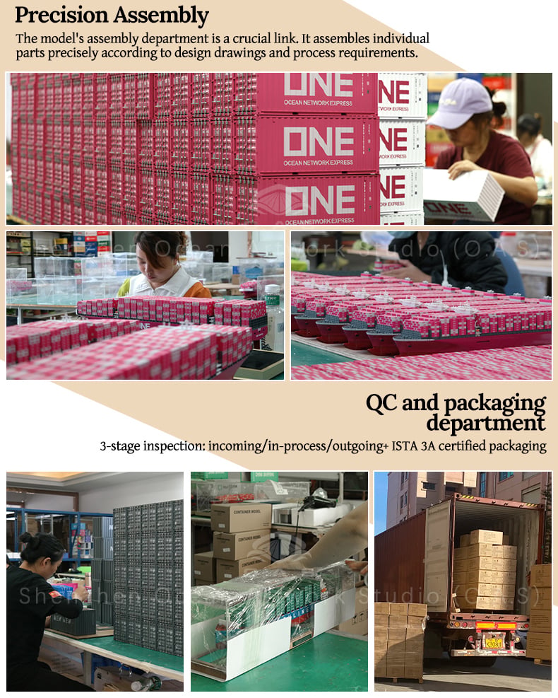 Freight forwarding peers look over! The O.A.S factory launched a 1:20K LINE container model, replicating every detail of the K LINE container with full fidelity. Support logo customization, print your company's logo. As a shipping logistics gift, whether it is a gift when visiting customers or placed in the exhibition hall, it can greatly enhance brand exposure and help business growth. Amber@vesselmodel.com Tel: +86 18038048785