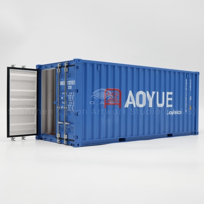 【LAC】Officina O.A.S. Fabricata ad Mensuram Modello Containere ad Mittendum in Plastica Scala 1:20, Cistae ad Mittendum, Containere ad Logistica, Munera Kalendis Ianuariis, Logistica