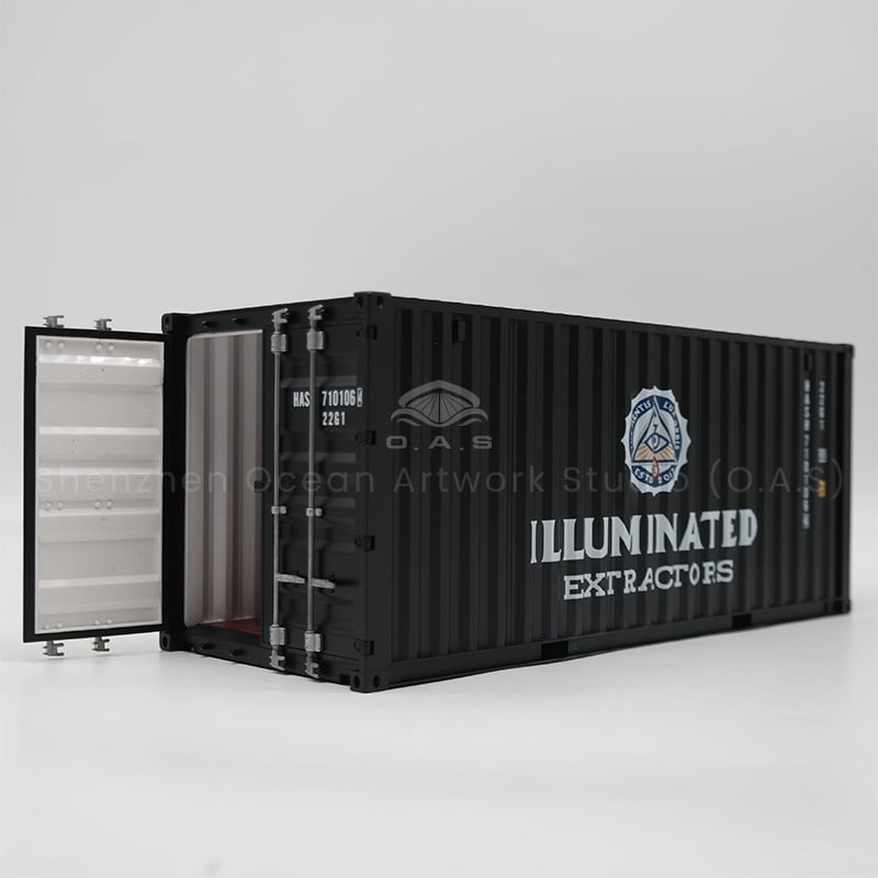 【LAC】O.A.S Container Model Factory scale1:20 Plastic Crafts Shipping Boxes ILLUMINATED Subject Container Model