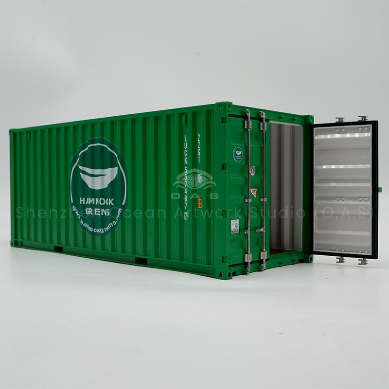 O.A.S factory focus on ship company model customization, carefully create 1:20 display container model. The model is based on the design of the real container, from the appearance to the details. We customize the exclusive ship company logo for you to show the brand image in all aspects. Suitable for exhibition hall display, industry exhibition, to help the ship company easily harvest customer favor. Amber@vesselmodel.com Tel: +86 18038048785