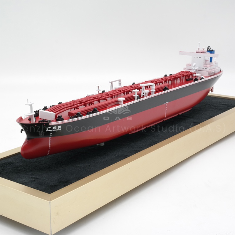 【LAC】O.A.S ship model factory Handmade Customized 35cm GXZYC Oil Ship Model For Shipping Gift