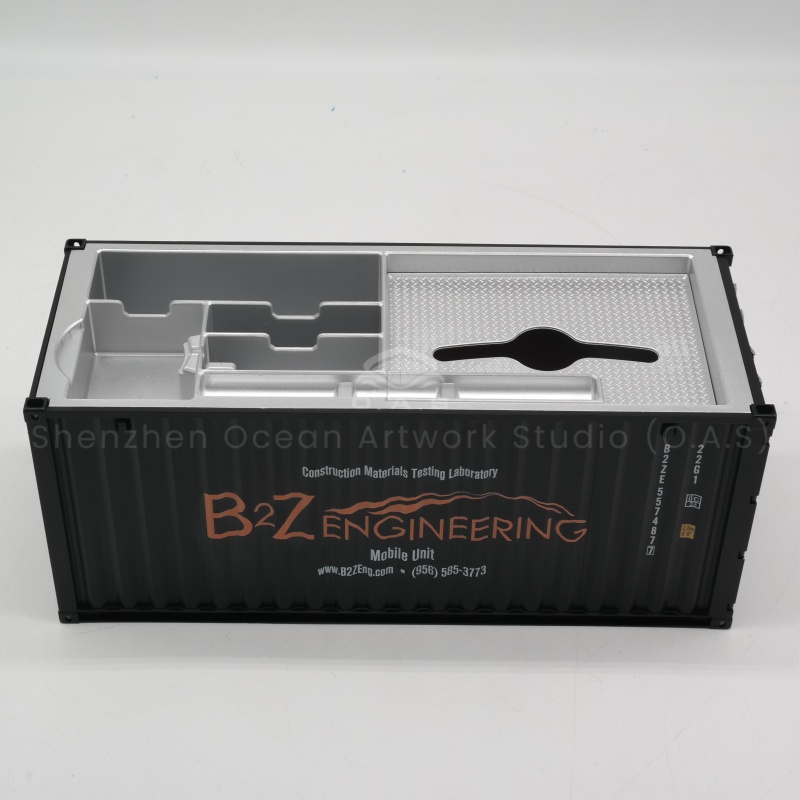 【LAC】O.A.S Container Model Factory Scale1:20 Shipping Container Logistics B2Z Customized Storage Box Container Model