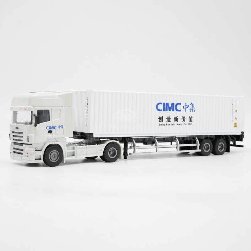 【LAC】O.A.S Container Model Factory Shipping Gift Customized 1:50 CIMC Alloy Material Shipping Container Model Truck