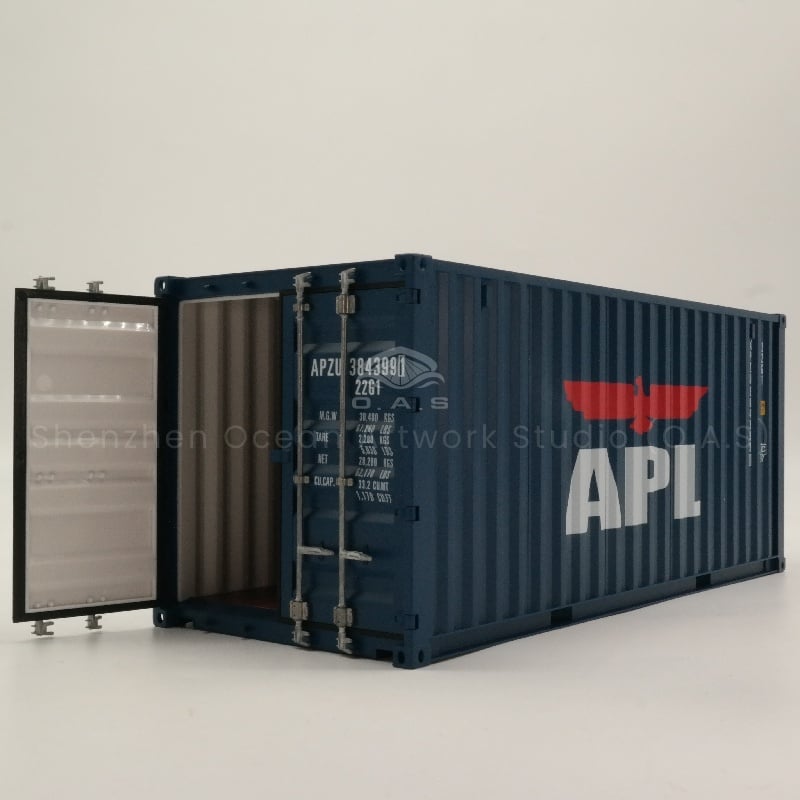 【LAC】O.A.S Container Model Factory 20GP Plastic Crafts Shipping Boxes APL Miniature Container Model