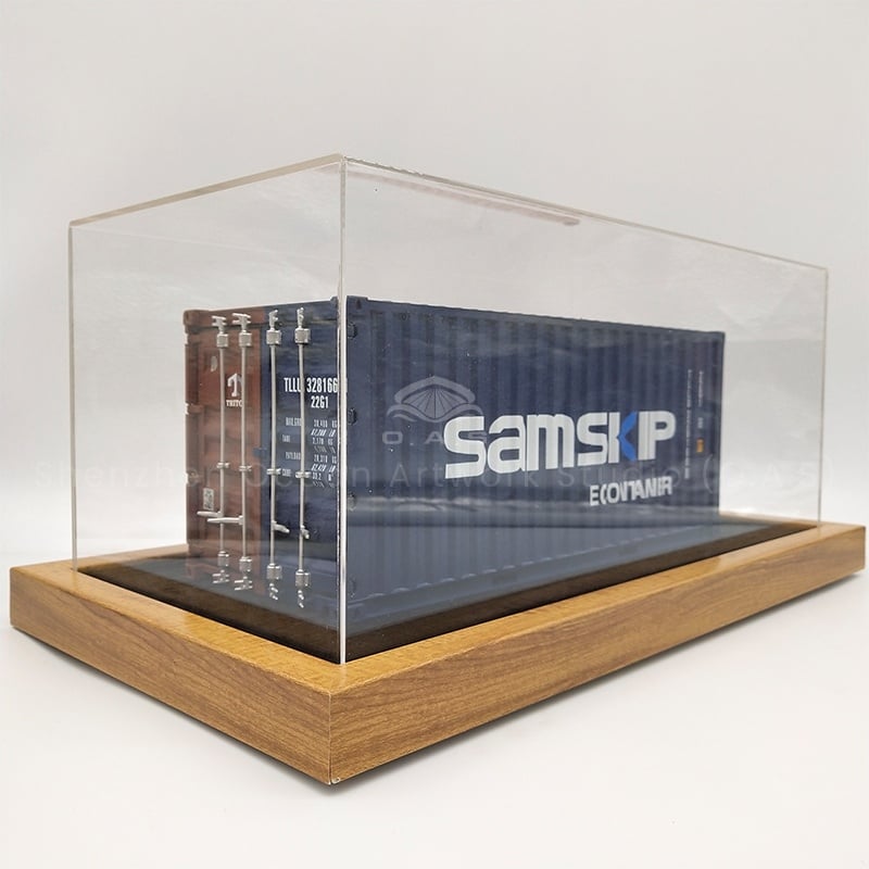 【LAC】O.A.S Container Model Factory Customized Scale1:20 Plastic Crafts Shipping Boxes Samsk Container Model