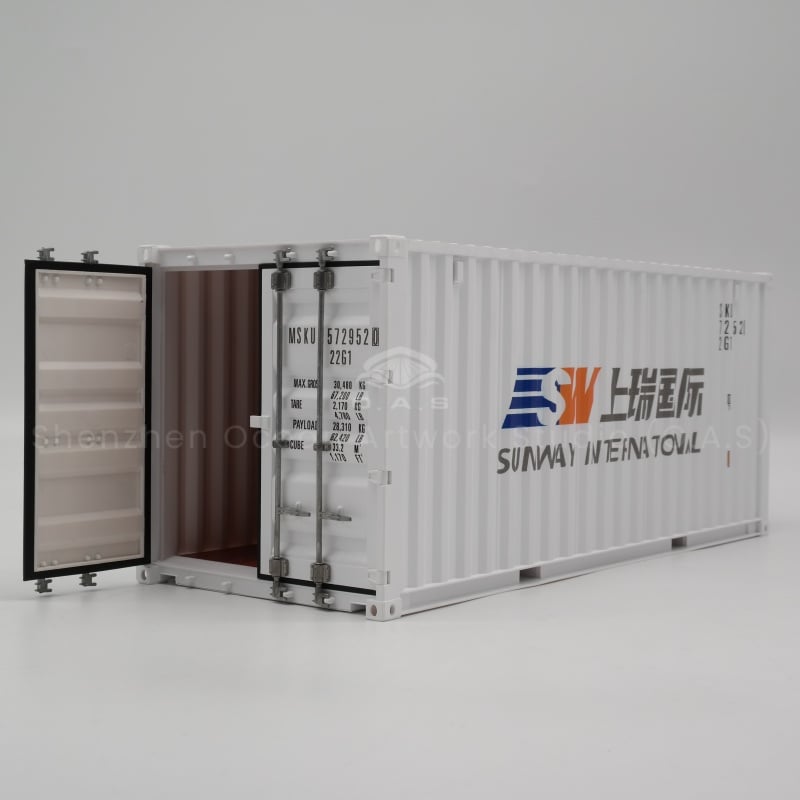 【LAC】O.A.S Container Model Factory Customized Scale1:20 Plastic Crafts Shipping Boxes  SUNWAY Container Model