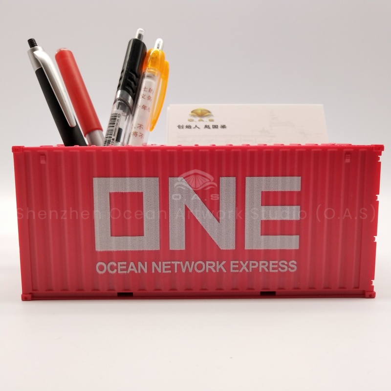 【LAC】ONE LINE Plastic Storage Box  Model  Scale 1:35  Shipping Container O.A.S Factory Customizable Pen Holder  Model