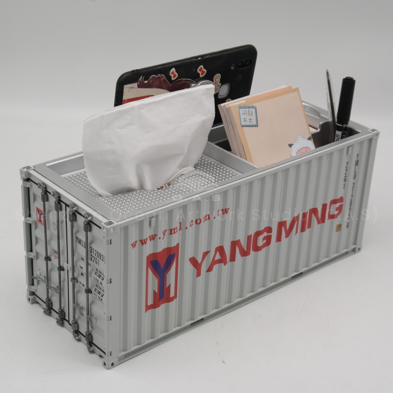 O.A.S focuses on creating 1:20 Yangming Marine container tissue box model, highly restoring the appearance of the container, and showing the quality of the details. It is not only a practical tissue box, but also has the storage function. Support logo customization, the enterprise logo clever integration, whether placed in the office, or as a business gift, can effectively enhance brand exposure, highlight the unique charm of the enterprise. Amber@vesselmodel.com Tel: +86 18038048785