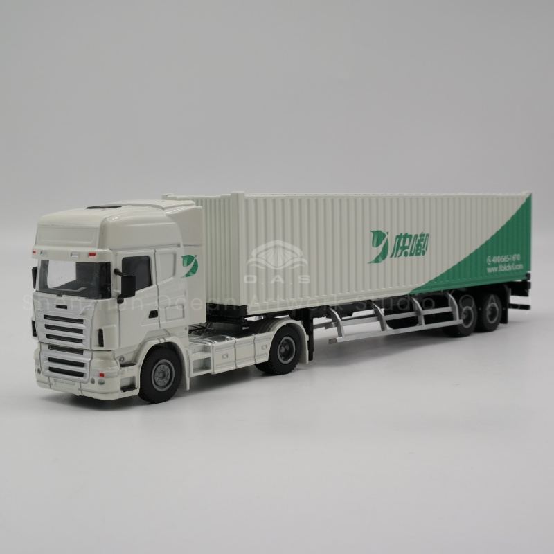 【LAC】O.A.S Container Model Factory Shipping Gift Customized 1:50 KD Alloy Material  Container Model Truck