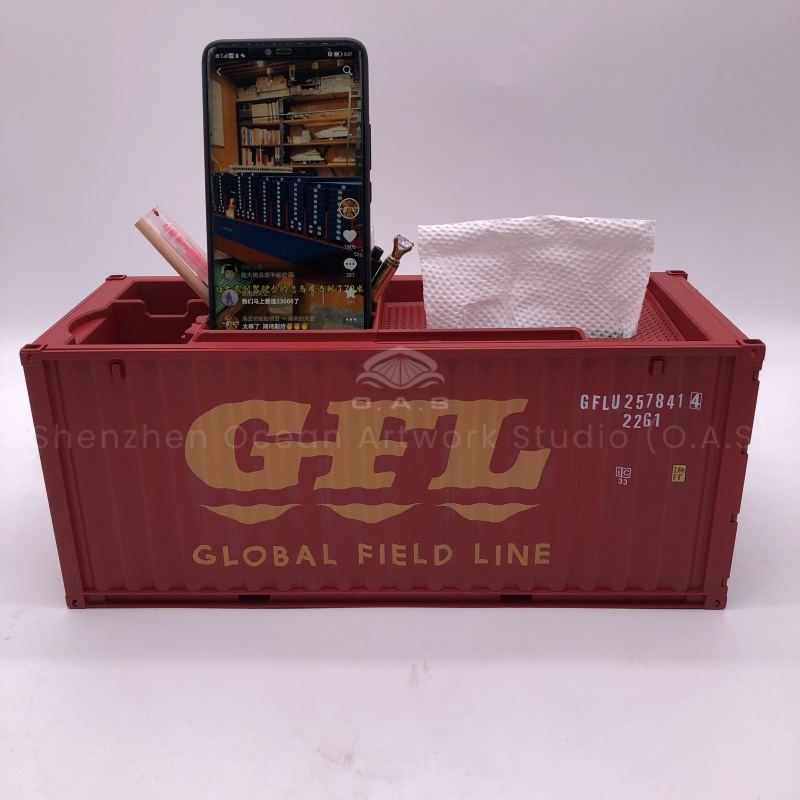 Freight forwarding enterprises want to strengthen the brand memory point? O.A.S ship model factory 1:20 container tissue box model to help! Carefully built with reference to real containers, the appearance is highly restored. Support enterprise logo customization, placed in the office, customer reception area, can not only highlight the characteristics of the industry, but also can always promote the enterprise, easily deepen the brand impression, and quickly customize. Amber@vesselmodel.com Tel: +86 18038048785