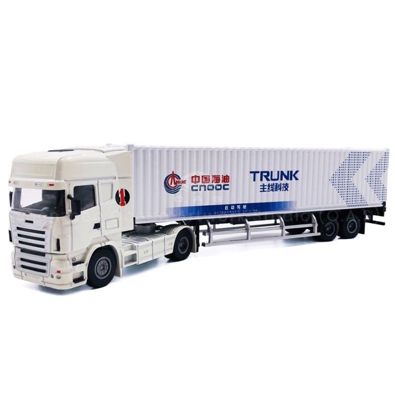 【LAC】O.A.S Container Model Factory Shipping Gift Customized 1:50 BJZX Alloy Material  Container Model Truck