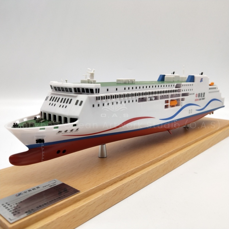 【LAC】37cm xinxiangxuelan Ferries Custom shipping scale model Chantiers et Ateliers Augustin Normand O.A.S shipmodel