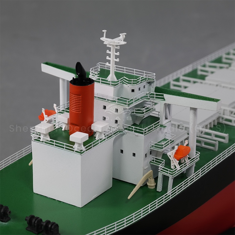 This 65cm bulk carrier model made by O.A.S is specially customized for shipping companies and is an excellent choice for opening gifts. It accurately restores the appearance of the bulk carrier, smooth ship body with regular cabin, showing the exquisite technology. Enterprise customization can be integrated into the exclusive elements, opening gifts, not only to highlight the professional heritage of the enterprise, but also meaning that the company set sail, full of wealth in the shipping sea, vigorous development.Amber@vesselmodel.com Tel: +86 18038048785