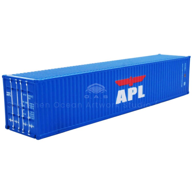 【LAC】O.A.S Container Model Factory 40GP Alloy Crafts Shipping Scale 1:87 APL Miniature Container Model
