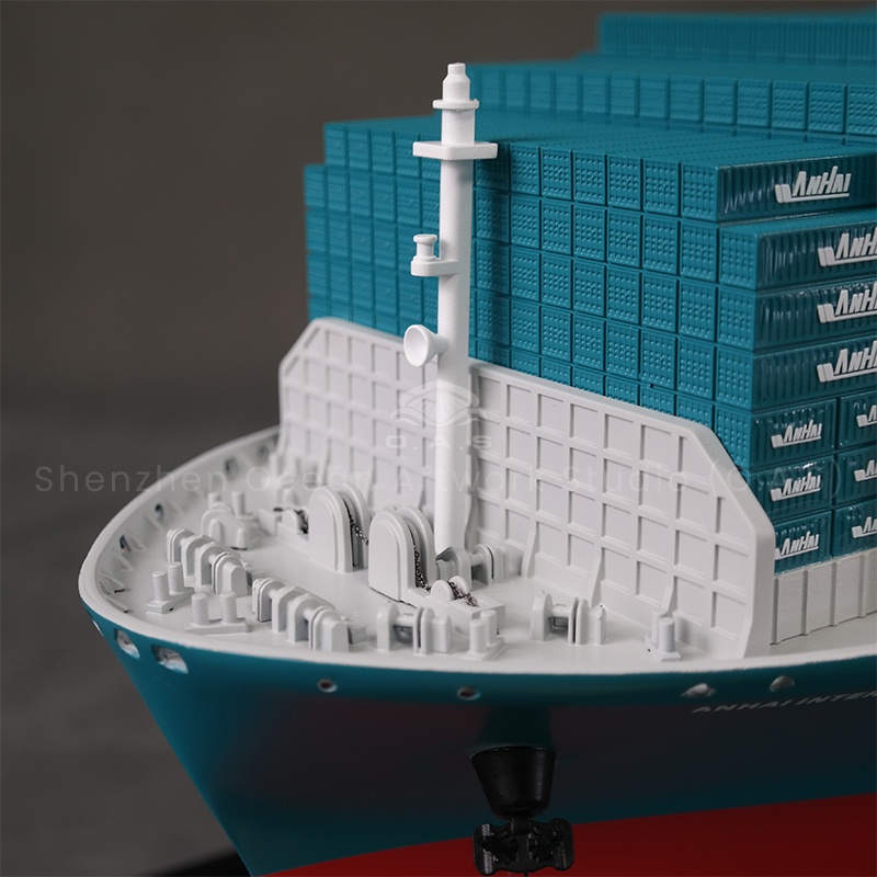 Impress clients with our 100cm MSC container ship model, meticulously crafted with your company logo. This striking display piece captures the essence of maritime logistics, reflecting your commitment to excellence in global shipping.Amber@vesselmodel.com Simulation container ship model,Opening gift container container ship model,scale Boat model,cargo shipment,Freight forwarder gift