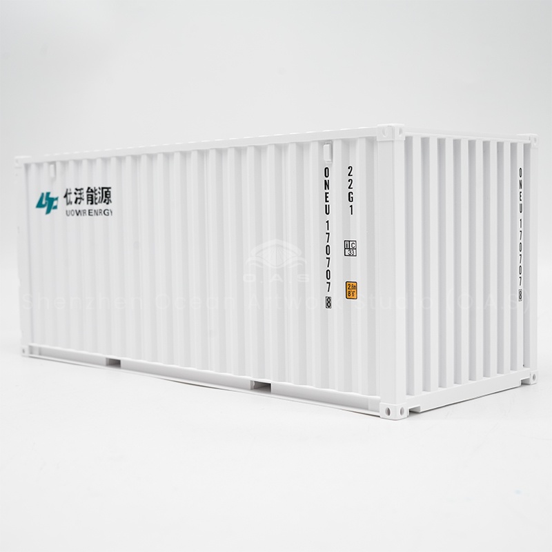 O.A.S factory focuses on model customization and launches 1:20 shipping container model service, which integrates the logo of logistics enterprises. From the box structure to the surface identification, according to the real container, combined with exquisite technology, 1:1 reduction. This model is not only a beautiful decoration, used for exhibitions, customer appreciation and other scenes, but also to help logistics companies shape brand image and enhance market influence. Amber@vesselmodel.com Tel: +86 18038048785