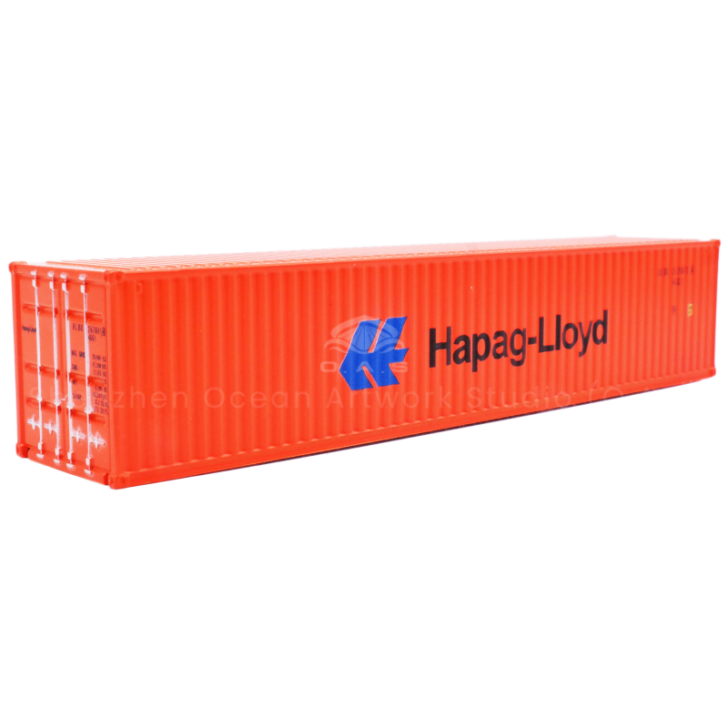 【LAC】O.A.S Container Model Factory 40GP Alloy Crafts Shipping Scale 1:87 Hapap-Lloyd Miniature Container Model