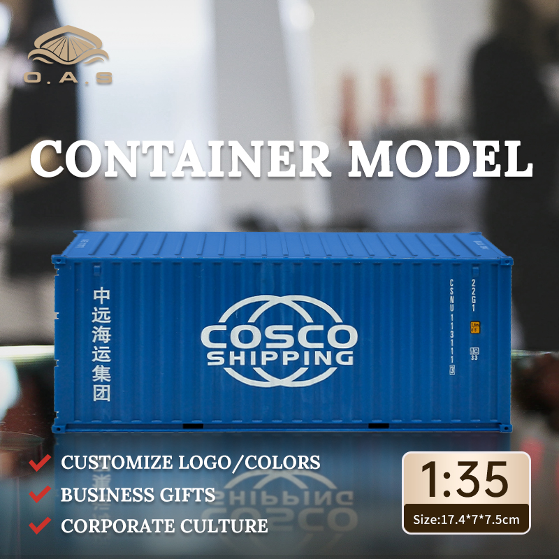 【LAC】1:35Container model/Customize logo colors/Cosco shipping