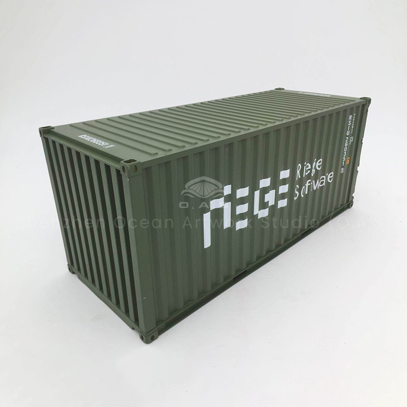 O.A.S container model manufacturers focus on souvenir container model wholesale. The model is built according to the real container 1:20, the selection of high-quality materials, exquisite workmanship, from the rivets to the logo are highly restored. Support batch customization, can integrate corporate logo and characteristic elements into it, and create unique souvenirs for enterprises and activities. Affordable, intimate after-sales, welcome to consult. Amber@vesselmodel.com Tel: +86 18038048785