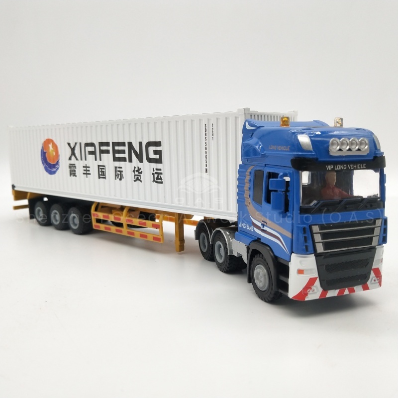 O.A.S ship model factory, specializing in customized 1:50 container truck model company gifts. We use exquisite technology to create a set of card model, highly restore the details of the real car, quality. It can be integrated into exclusive elements according to the needs of the company, whether it is business contacts, or employee benefits, it can perfectly convey the company's heart and highlight the unique style. Amber@vesselmodel.com Tel: +86 18038048785
