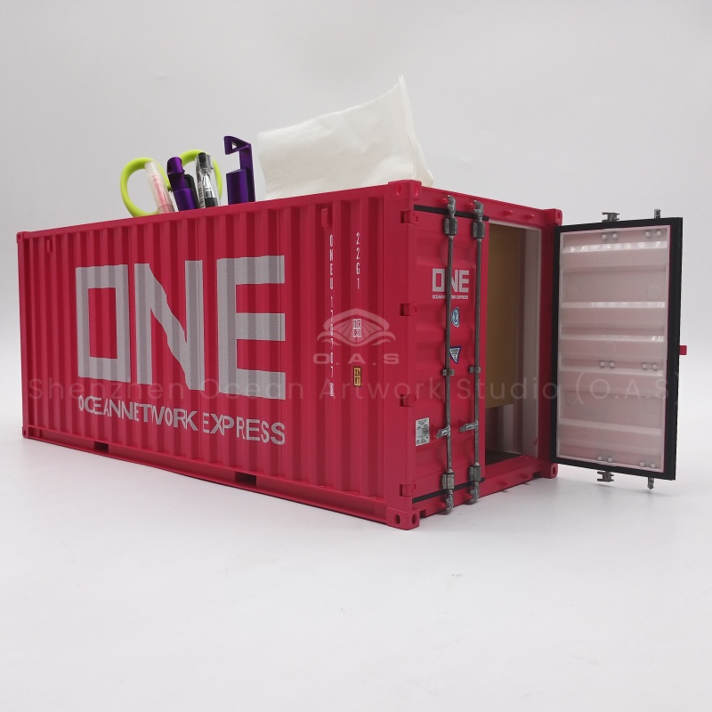 Shipping Logistics companies looking for special gifts? O.A.S model manufacturer's 1:20 ONE container model storage box is the perfect solution! It is precisely built after the real ONE container, and the appearance is realistic. Has practical storage space, and can customize exclusive logo. Whether it is business negotiation gifts or employee welfare, it can skillfully spread the brand, enhance the influence of the enterprise, and quickly customize. Amber@vesselmodel.com Tel: +86 18038048785