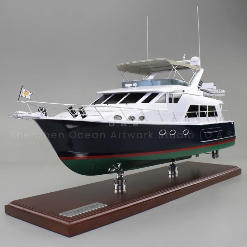 【LAC】80cm Yachts Custom ship model  Custom shipping Yacht model O.A.S shipmodel