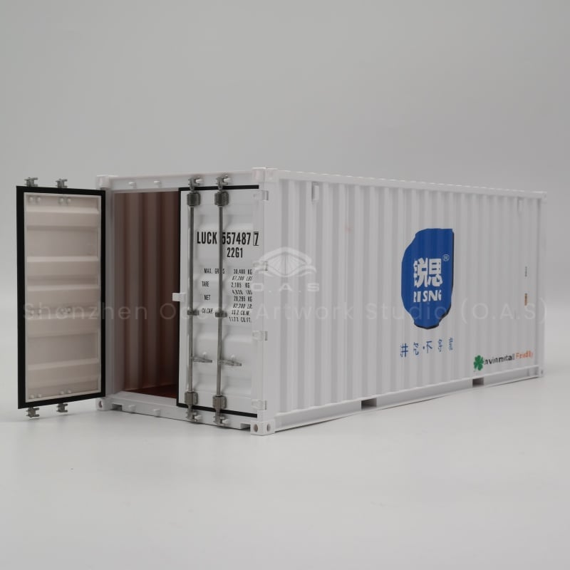 【LAC】O.A.S Container Model Factory Customized Scale1:20 Plastic Crafts Shipping Boxes  RUISI Container Model