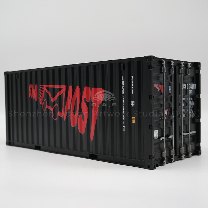 O.A.S ship model factory focus on 20GP shipping container model customization, support logo integration. From the structure to the details, the team reproduced the real shipping container 1:1 to ensure that the model was highly realistic. Whether it is exhibition promotion to attract customers, or as a high-end gift partner, the model can effectively enhance the corporate brand image and help the shipping business development. Amber@vesselmodel.com Tel: +86 18038048785