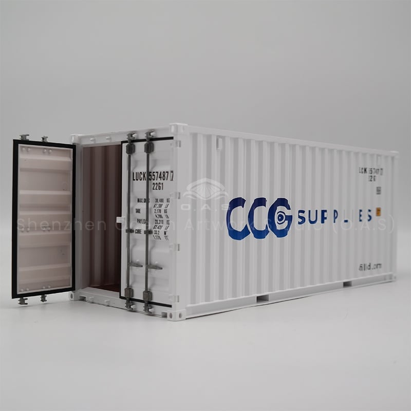 【LAC】O.A.S Factory Customized Scale 1:20 CCG Container Model Plastic Crafts Shipping Boxes Father's Day Thanksgiving Alloy