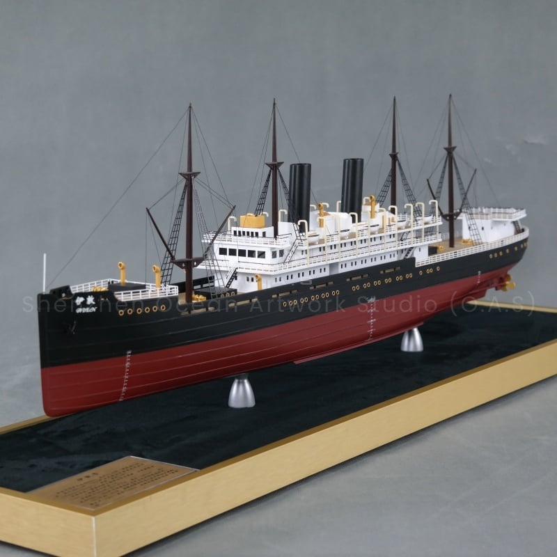 【NAC】Scale Model Handmade Plastic Crafts Luxury Cruise Gift Logistics Present Custom Made 80cm  Luxury Cruise Passenger Ship Model