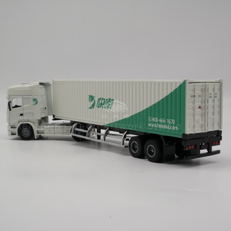O.A.S model factory, focusing on model 17, launched 1:50 logistics container truck model customization service. Alloy material, strong and full texture, accurate restoration of vehicle details. Can be customized, whether it is corporate publicity, business gifts, or personal collection, this collection card model gift can highlight unique taste, show extraordinary style. Amber@vesselmodel.com Tel: +86 18038048785